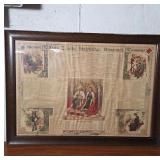 1902 Holy Trinity Almanac, Framed