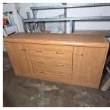 Wood Veneer Cabinet With Brass Hardware