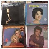 Various Country Music Vinyl Records