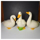 Ceramic Goose Figurines