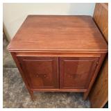 Brown Wooden Cabinet With Double Doors