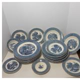 Currier & Ives Dinnerware Set by Royal USA