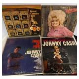 Johnny Cash and Country Music Vinyl Records
