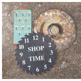 Metal Shop Time Clock with Hardware