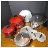 Cookware Set With Various Lids