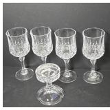 Crystal Stemware and Compote Set