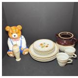 Ceramic Kitchen Items and Lenox Vase