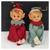 1960s Pixie Elf Christmas Ornaments