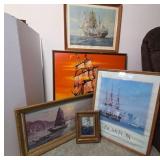 Framed Nautical Artwork