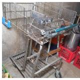 Metal Shopping Cart With Kroger Branding