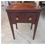 Sewing Machine with Wooden Cabinet