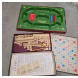 Scrabble and Tripoley Board Games