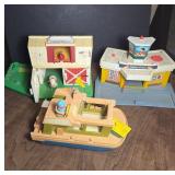 Fisher-Price Playsets and Boat