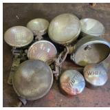 White Truck Headlights and Caps