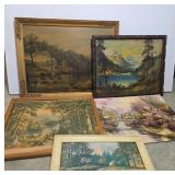 Framed Landscape and Scenic Artwork Collection