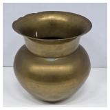 Brass Spittoon With Flared Rim