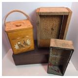 Wooden Boxes, Cheese box With Various Designs