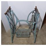 Early 1900s Cast Iron Treadle Sewing Base