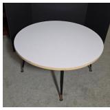 Round Coffee Table With Metal Legs
