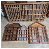 Wooden Shadow Boxes and Printer Tray Display