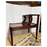 Two-Tier Mahogany Side Table