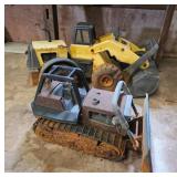 Tonka Bulldozer and Loader Toys