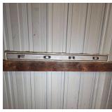 Ford Metal Emblem With Lettering