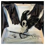 Costume Accessories with Gloves and Jewelry