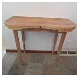 Wood Console Table with Drawer