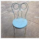 Wrought Iron Ice Cream Parlor Chair
