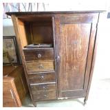 Early 20th Century Wooden Armoire