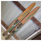 Riviera Combo Wooden Water Skis