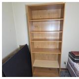 Wooden Bookshelf With Adjustable Shelves
