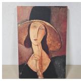 Canvas Wall Art Depicting a Woman