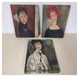 Replicas of Modigliani Portrait Paintings