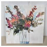 Floral Painting on Stretched Canvas