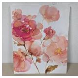 Floral Canvas Wall Art, 16x20