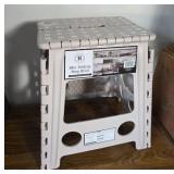 Plastic 16-Inch Folding Step Stool