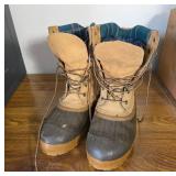 Red Ball Leather Boots W Sz 7