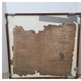 Framed 1873 Newspaper, Evening Wisconsin