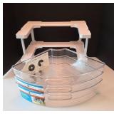 Corner Lazy Susan Plastic Organizer