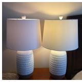 Ceramic and Fabric Table Lamps