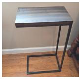 Modern Wood and Metal Side Table