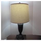 Lamp With Bronze Finish and Shade