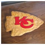 Wooden Chiefs Logo Wall Plaque