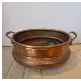 Solid Copper Pan with Dual Handles
