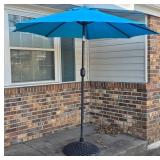 Outdoor Patio Umbrella with Metal Base