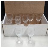 Clear Stemmed Glasses