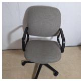 Gray Upholstered Office Chair