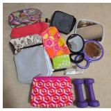 Travel Bags, Mirrors, and Weights